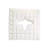 Aflastende siddepude m. udskæring - 43x43x10
