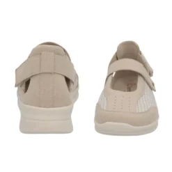 Berkemann ballerina med velcro - Beige