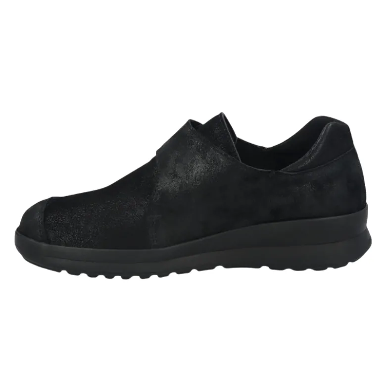 Berkemann damesko med velcro - Sort