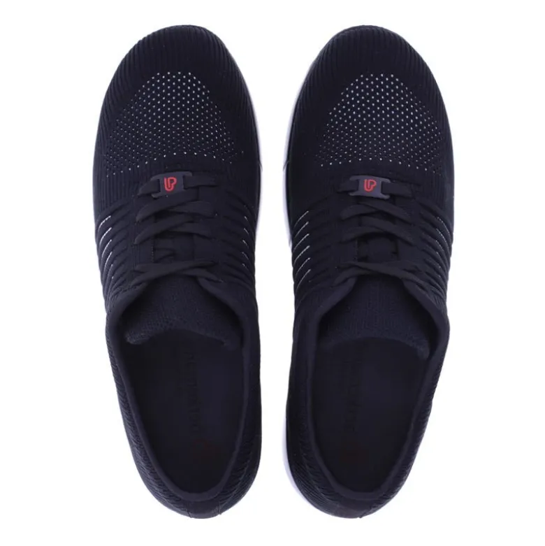 Berkemann herresneaker i strik - Sort