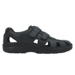 Berkemann lukket herresandal - Sort