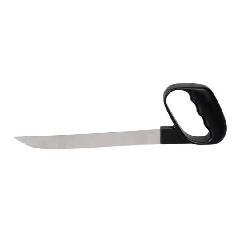 Brødkniv med lukket ergonomisk greb