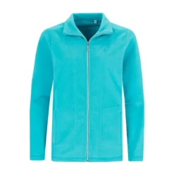Cardigan i fleece til damer - Turkis
