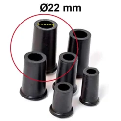Dupsko Ø22 mm - Sort