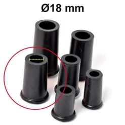 Dupsko Ø18 mm - Sort