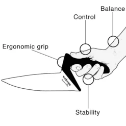 Ergonomisk brødkniv