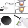 Fleksibel bordlup med LED - 2x/6x forstørrelse