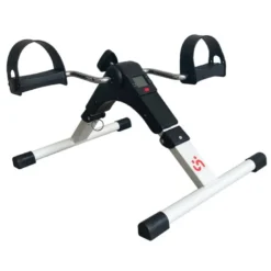 Foldbar digital pedaltræner - Hvid