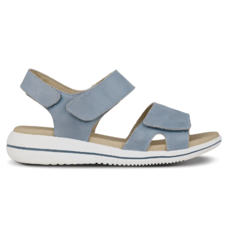 Green Comfort damesandal - Lyseblå
