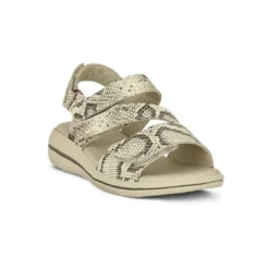 Green Comfort damesandal - Snake