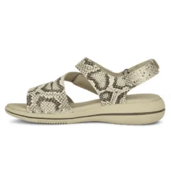 Green Comfort damesandal - Snake