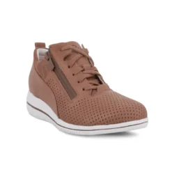 Green Comfort damesneaker - Cognac