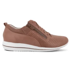 Green Comfort damesneaker - Cognac