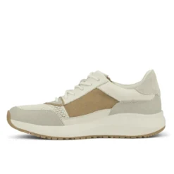 Green Comfort damesneaker - Offwhite