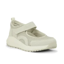 Green Comfort sporty ballerina - Hvid