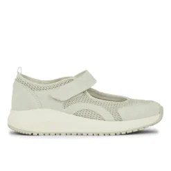 Green Comfort sporty ballerina - Hvid