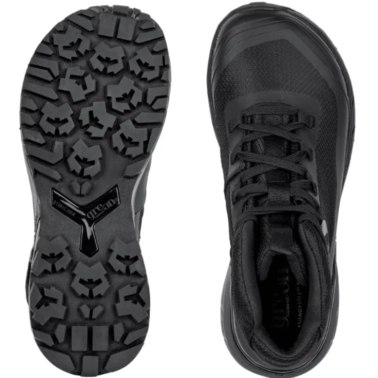 Green Comfort sporty damestøvle - Sort