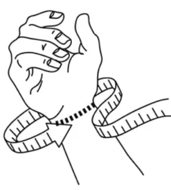 Håndledsbandage - Kort
