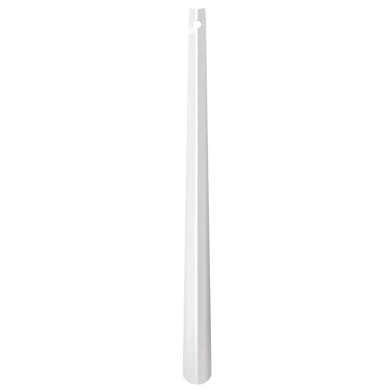 Langt hvidt skohorn - 80 cm
