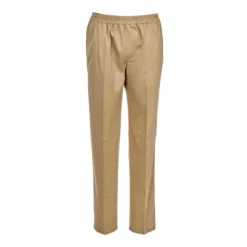 Lette bukser med elastikkant - Beige