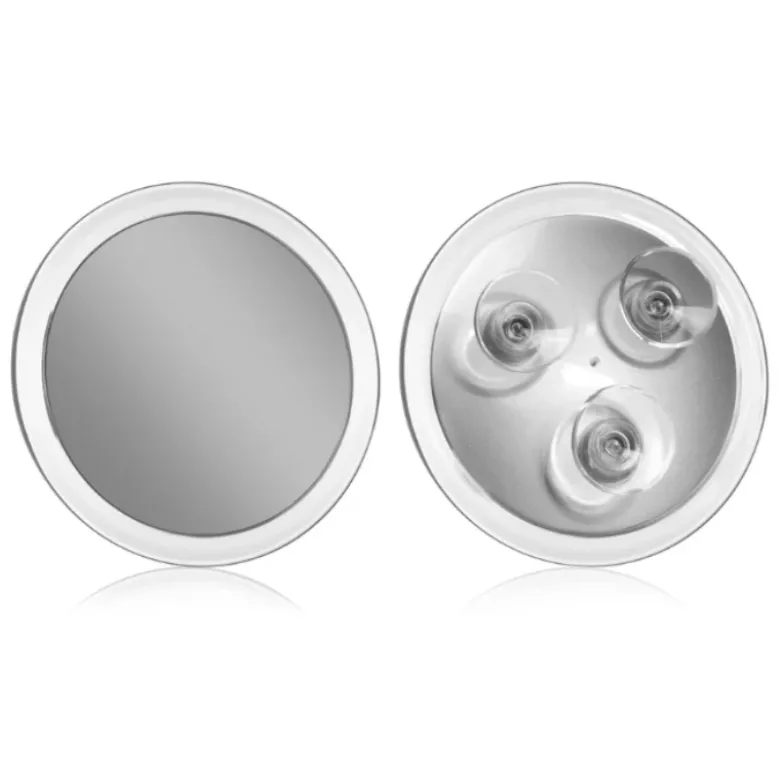 Makeupspejl med sugekopper - 15x forstørrelse