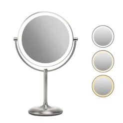 Makeup-spejl med tonet lys - 15x forstørrelse