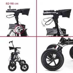 Mego Rollator - Lys grå