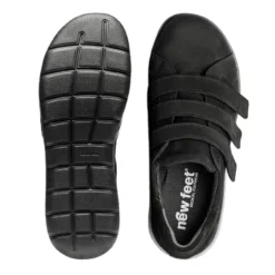 New Feet damesko i nubuck - Sort