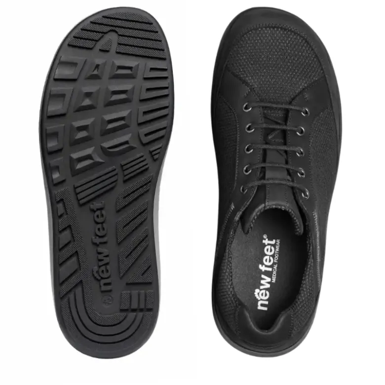 New Feet herresko - Sort