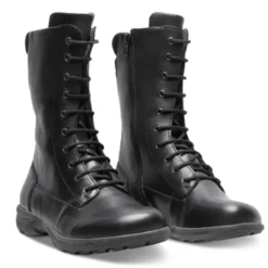 New Feet lang damestøvle - Sort
