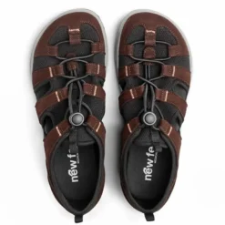 New Feet lukket herresandal - Brun
