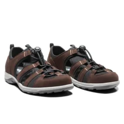 New Feet lukket herresandal - Brun