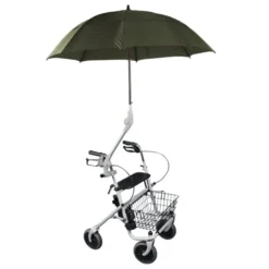 Paraply til rollator eller kørestol