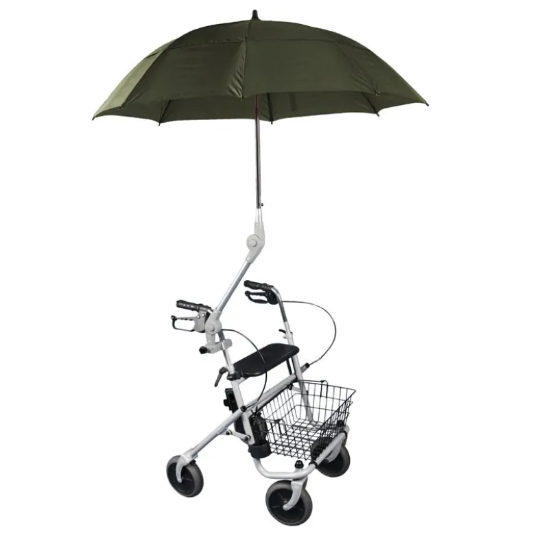 Paraply til rollator eller kørestol