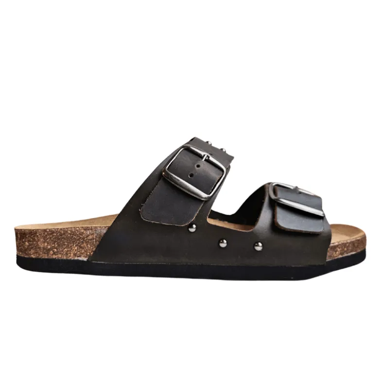Relaxshoe dameslipper - Mørkebrun