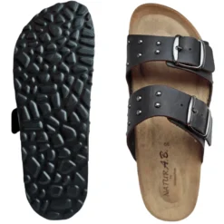 Relaxshoe dameslipper - Mørkebrun