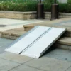 Sammenklappelig rampe - 77x180 cm