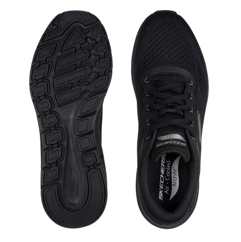 Skechers Arch fit herresneaker - Sort
