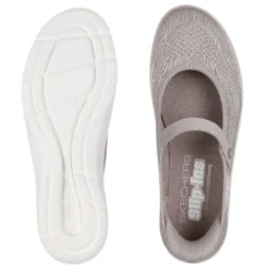 Skechers slip-in ballerina - Natur