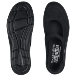 Skechers slip-in ballerina - Sort