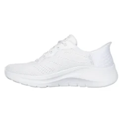 Skechers slip-in damesneaker - Hvid