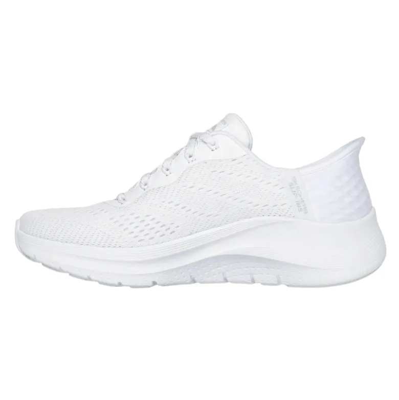 Skechers slip-in damesneaker - Hvid