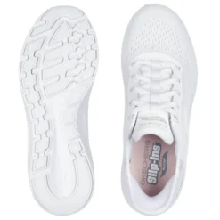 Skechers slip-in damesneaker - Hvid