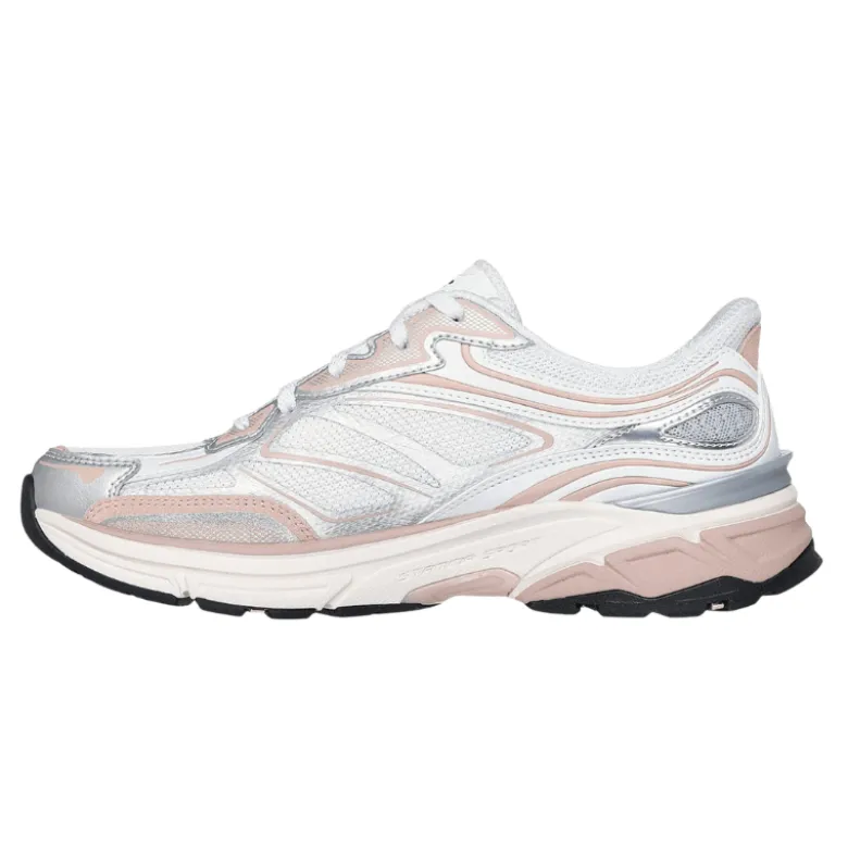 Skechers slip-in damesneaker - Hvid