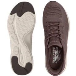 Skechers slip-in damesneaker - Brun