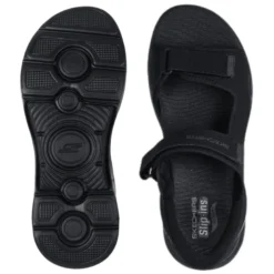 Skechers slip-in herresandal - Sort