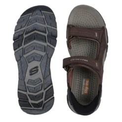 Skechers slip-in herresandal - Brun