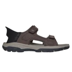 Skechers slip-in herresandal - Brun