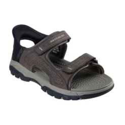 Skechers slip-in herresandal - Brun