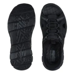 Skechers slip-in herresandal - Sort